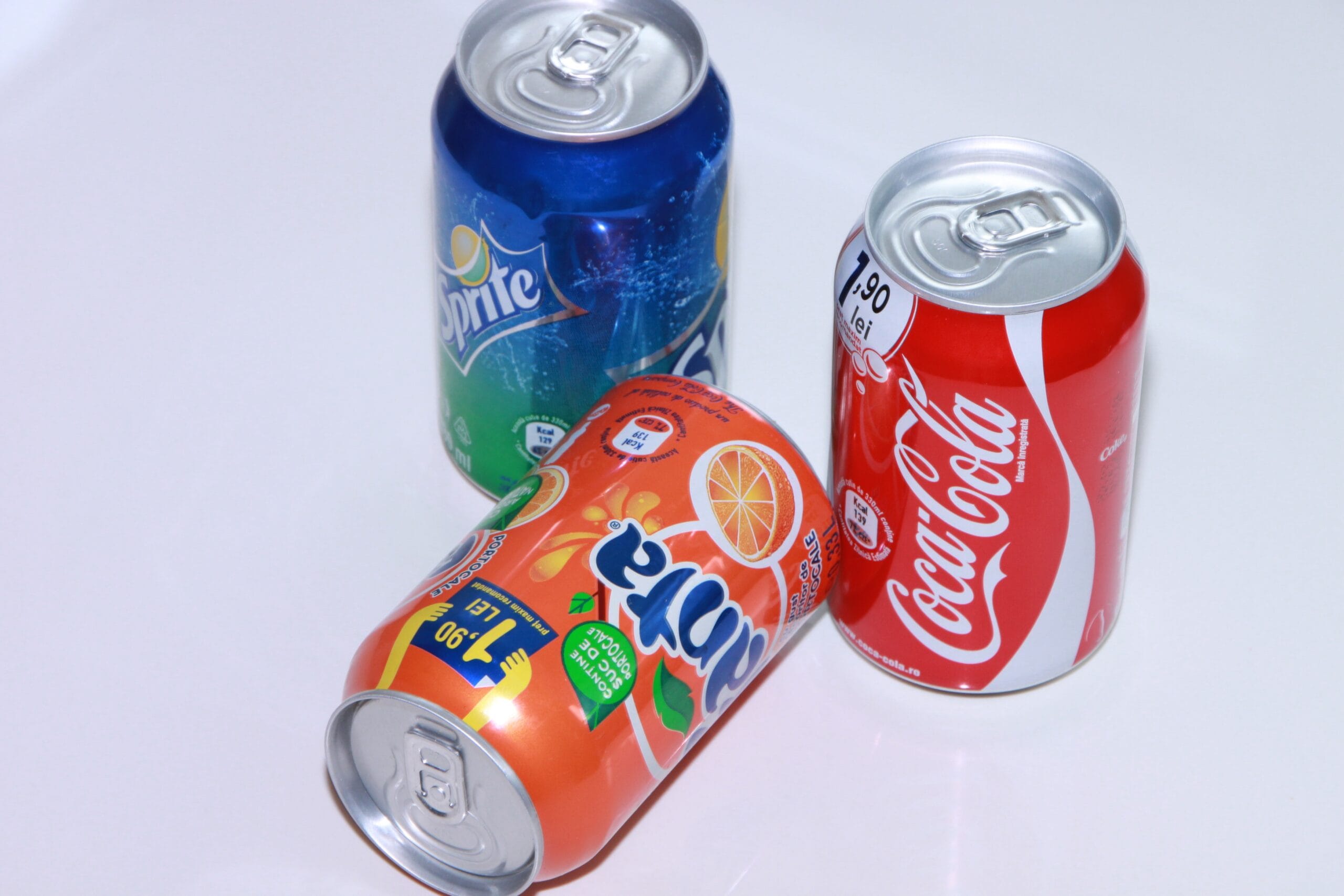 Cold canned drinks available from a neighborhood Mini Mart